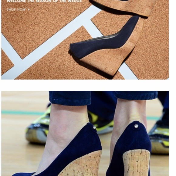 Stuart Weitzman Corkswoon Wedges as worn by Kate Middleton; discontinued style - Picture 6 of 8